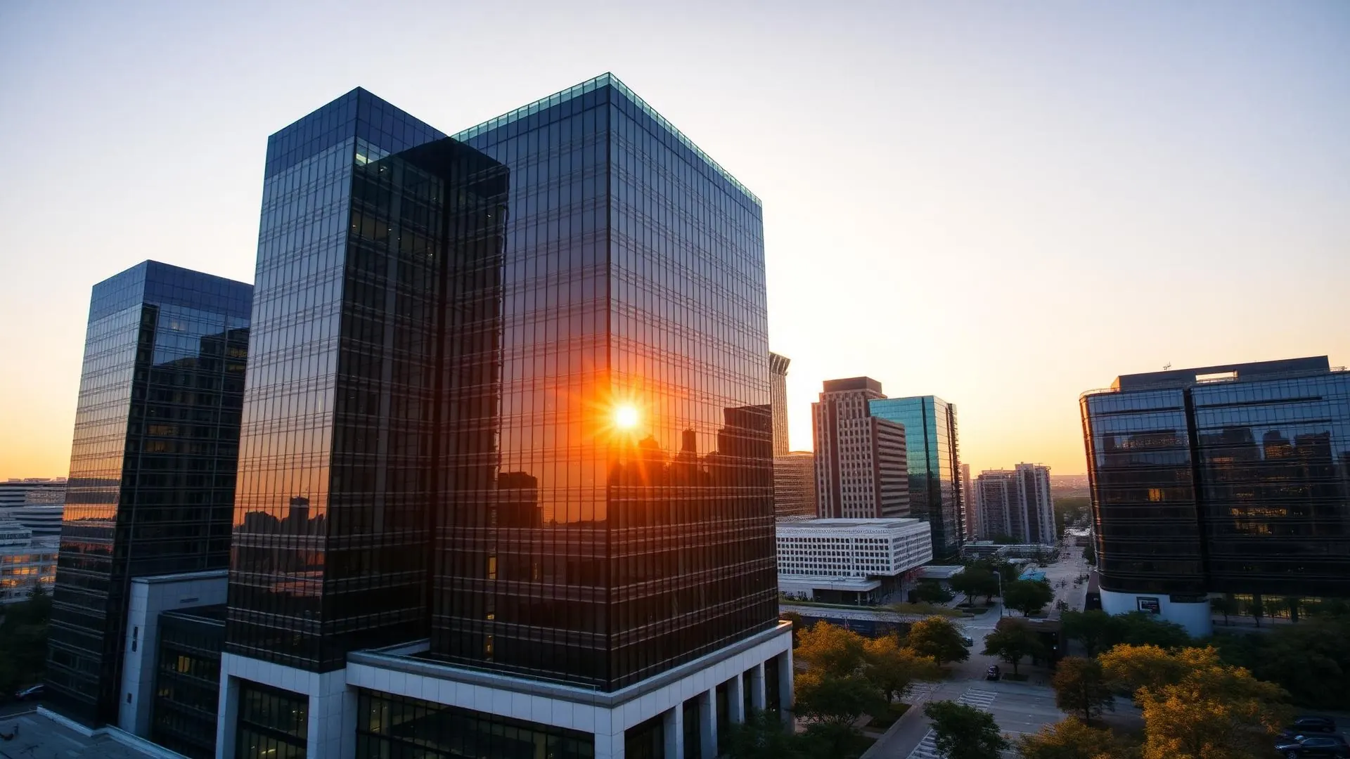 Houston skyline - Corporate Relocators commercial moving services